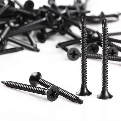 Tornillo de Plancha Auto-Barranable Negro